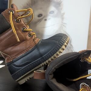 GAP Brown and Black Kids Boots